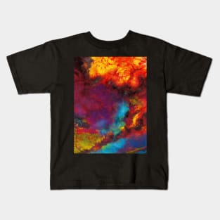 Abstract Splatter Paint Kids T-Shirt